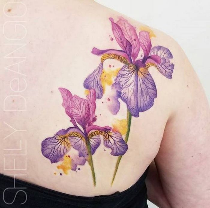 32 ideias de tatuagens estilo aquarela 10