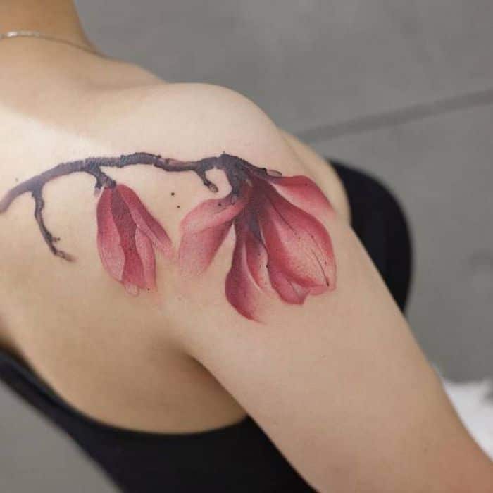 32 ideias de tatuagens estilo aquarela 11