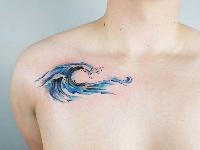 32 ideias de tatuagens estilo aquarela 17