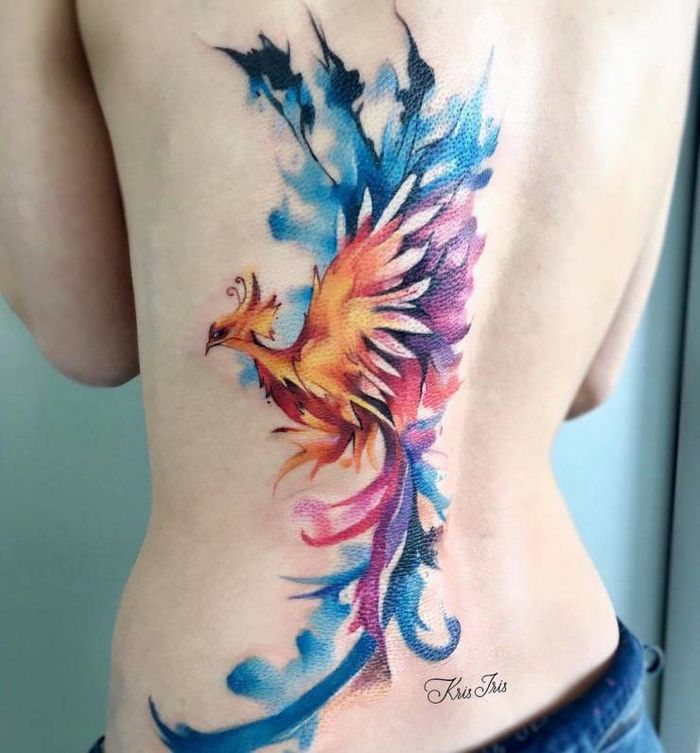 32 ideias de tatuagens estilo aquarela 24
