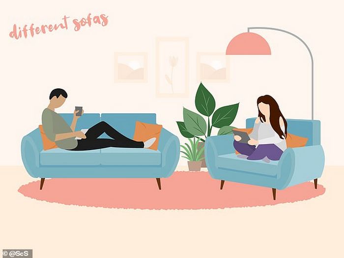 Descubra que a sua posição no sofá diz sobre o seu relacionamento? 1