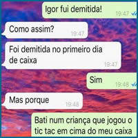 Quando a pessoa não tem paciência alguma