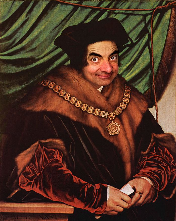 Artista coloca Mr. Bean em 22 sensacionais quadros clássicos 3