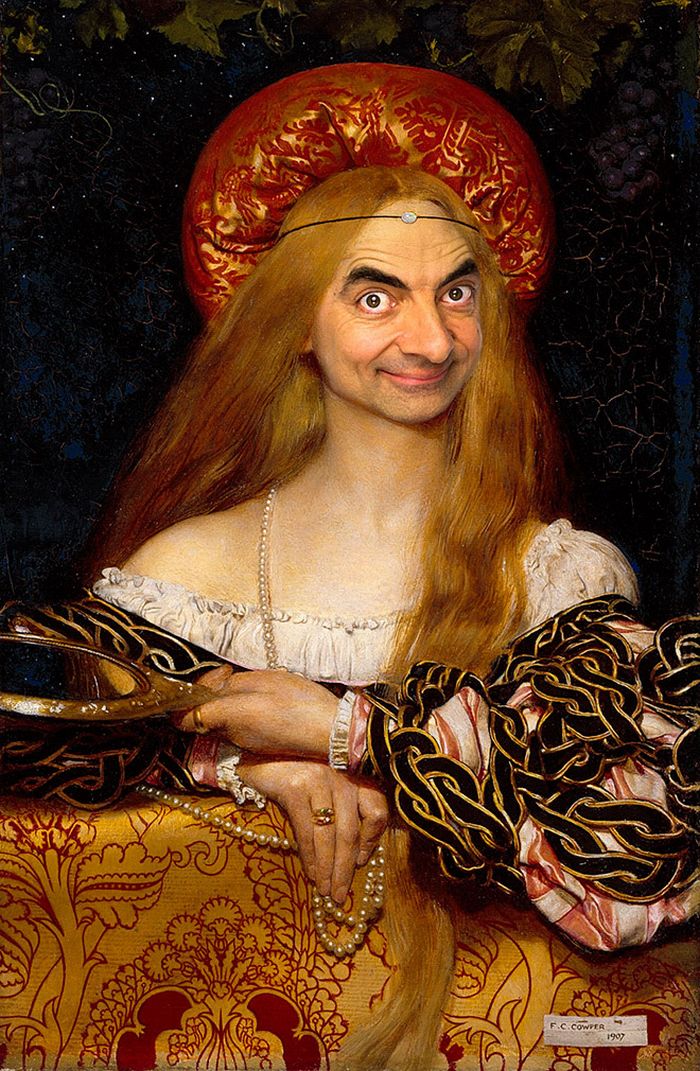 Artista coloca Mr. Bean em 22 sensacionais quadros clássicos 13