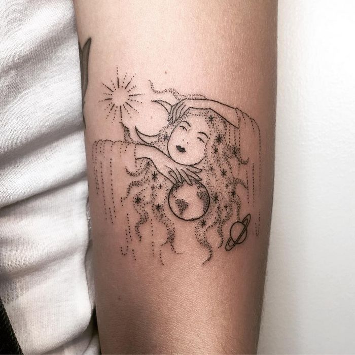 32 ideias de tatuagens inspiradas no espaço 4 32 ideias de tatuagens inspiradas no espaço 4