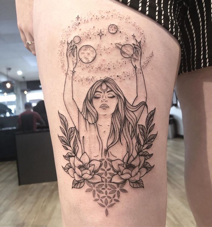 32 ideias de tatuagens inspiradas no espaço 27 32 ideias de tatuagens inspiradas no espaço 27