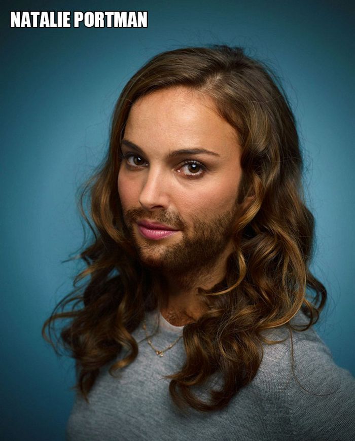 Celebridades femininas com barbas (22 fotos) 18