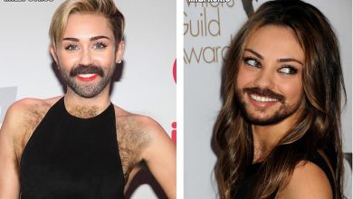 Celebridades femininas com barbas (22 fotos) 30