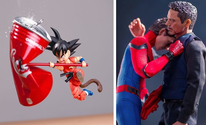 Fotógrafo japonês dá vida a figuras de ação em fotos impressionantes (40 fotos)