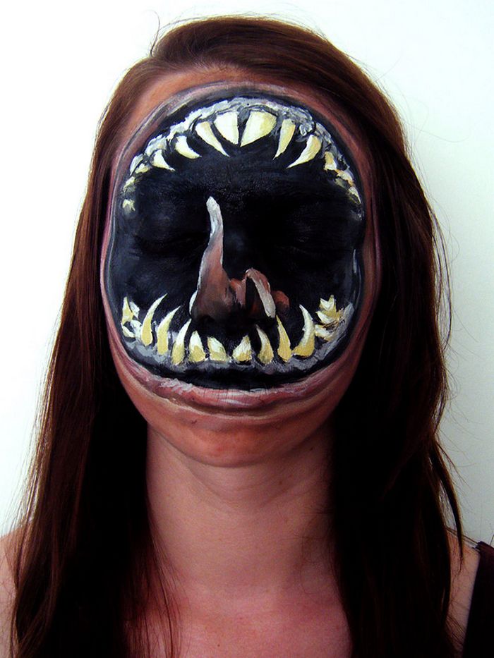 21 idéias assustadoras de maquiagem bem a tempo para o Halloween 9