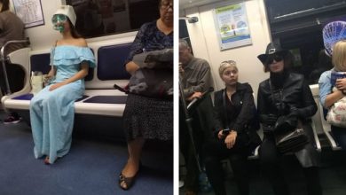 Metrô um lugar cheio de gente estranhas (31 fotos) 55