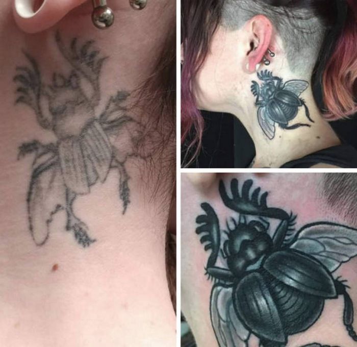 28 tatuagens que receberam retoques impressionantes 17