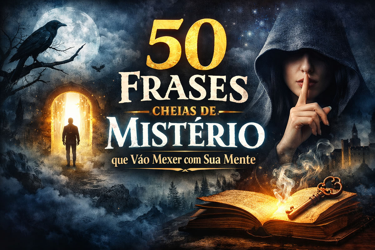 50 frases cheias de mistério que vão te deixar pensando por horas