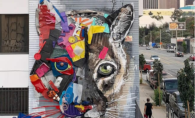 Artista transforma lixo em animais para nos lembrar sobre poluição 3