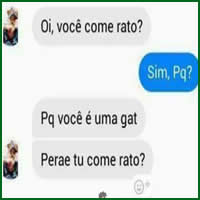 Você come rato?