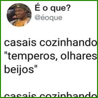 Casais cozinhando nos filmes X Casais cozinhando na vida real