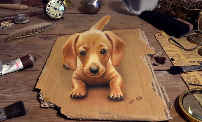 Artista alemão cria desenhos 3D incríveis em papel (30 fotos)