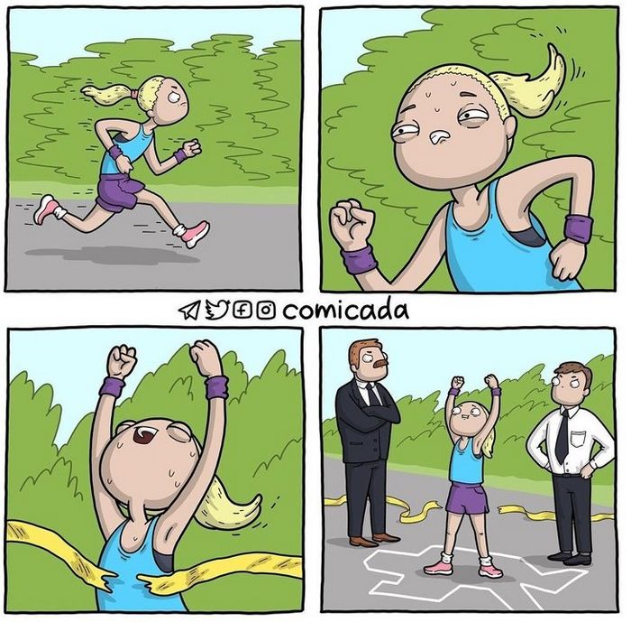 Artista russa conquista o coração de internautas com suas histórias em quadrinhos (20 fotos) 9