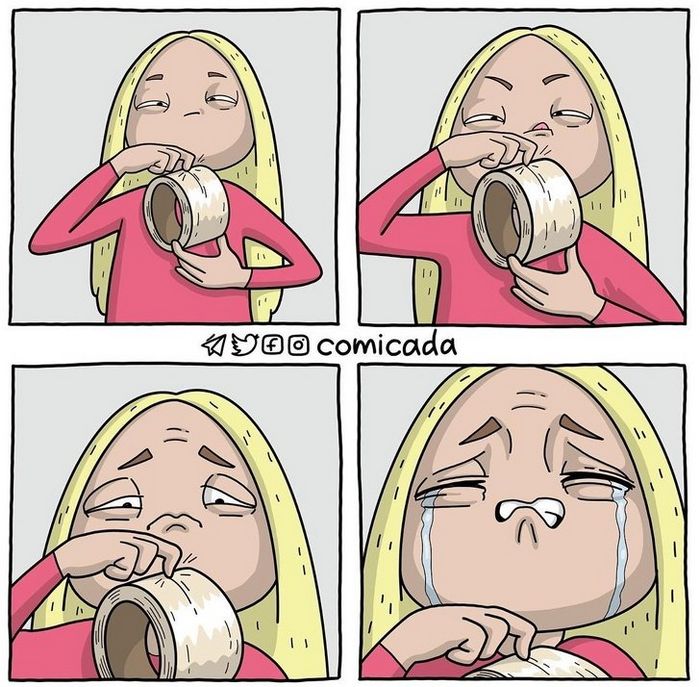 Artista russa conquista o coração de internautas com suas histórias em quadrinhos (20 fotos) 10