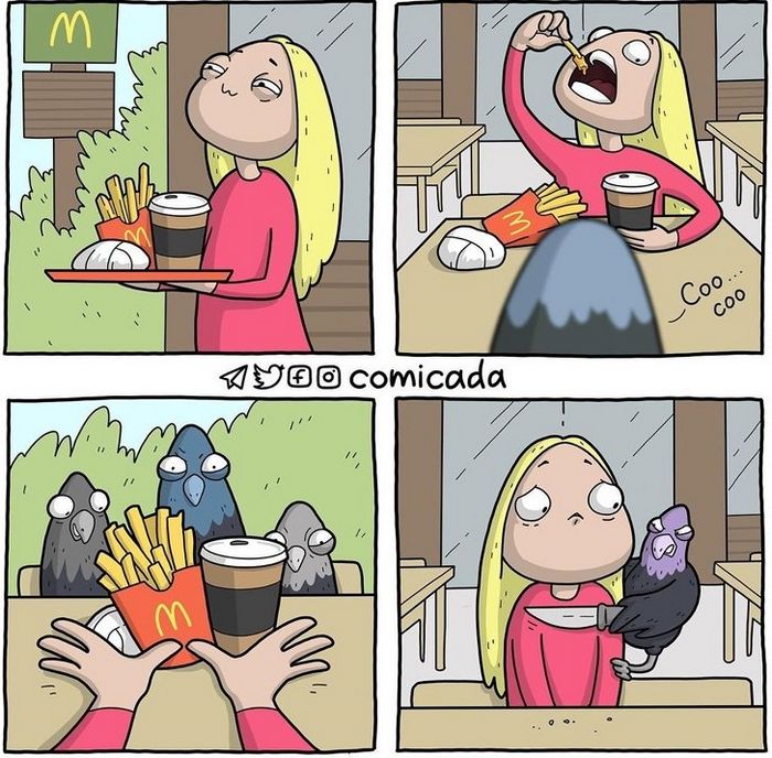 Artista russa conquista o coração de internautas com suas histórias em quadrinhos (20 fotos) 12