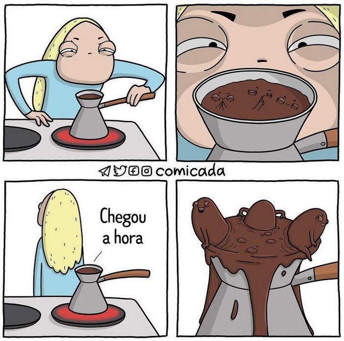 Artista russa conquista o coração de internautas com suas histórias em quadrinhos (20 fotos) 14