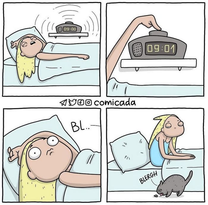 Artista russa conquista o coração de internautas com suas histórias em quadrinhos (20 fotos) 18