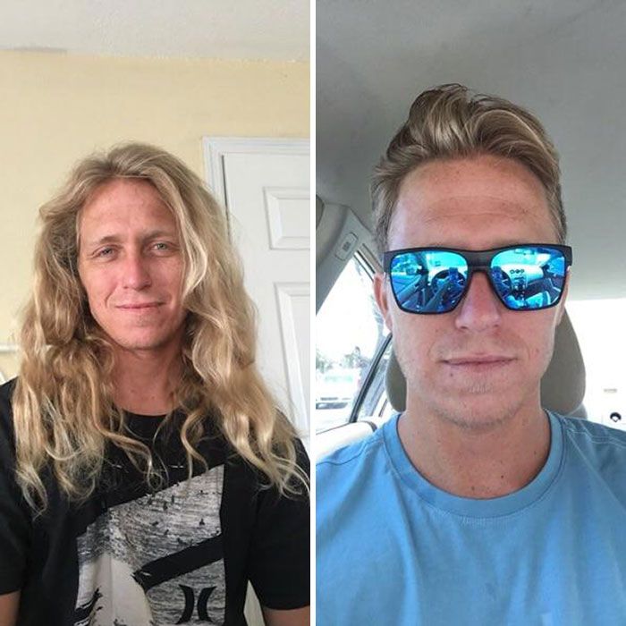 25 motivos para para doar seu cabelo. Antes e depois de pessoas que doaram seus cabelos para pessoas doentes 6