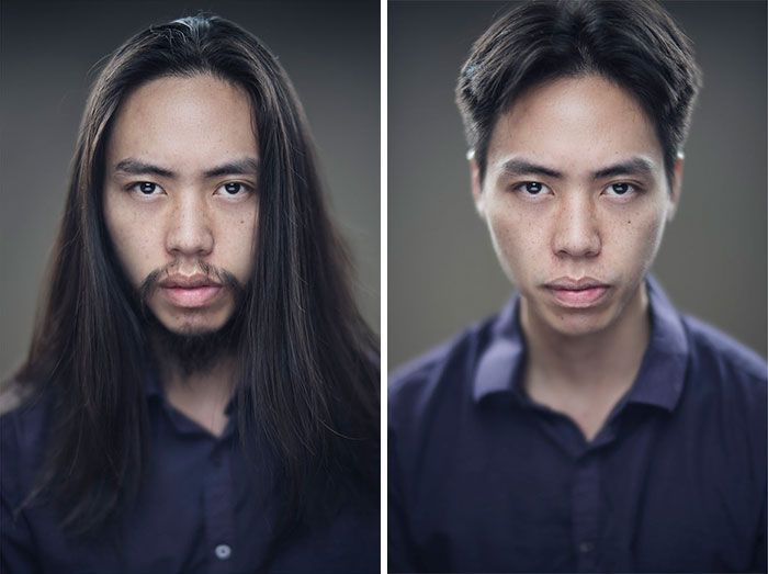 25 motivos para para doar seu cabelo. Antes e depois de pessoas que doaram seus cabelos para pessoas doentes 23