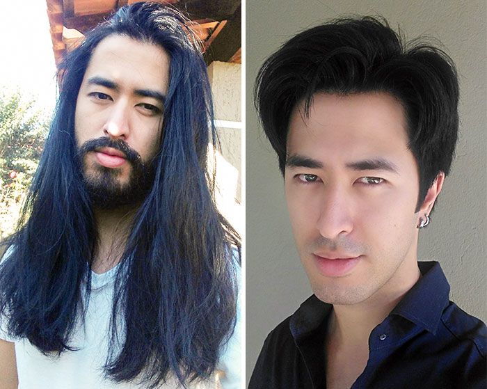25 motivos para para doar seu cabelo. Antes e depois de pessoas que doaram seus cabelos para pessoas doentes 24