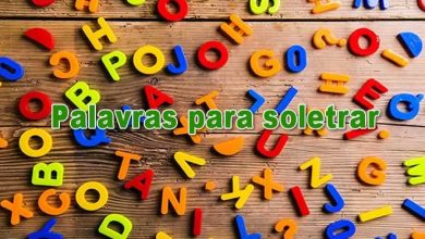 Palavras para soletrar