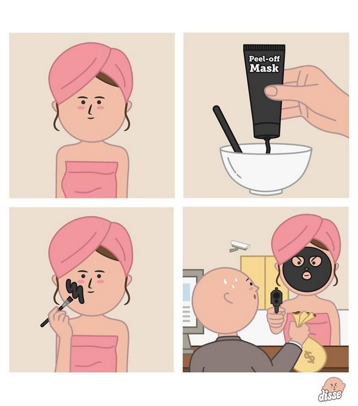 30 quadrinhos inapropriados de um artista italiano que imagina o mundo de cabeça para baixo 14