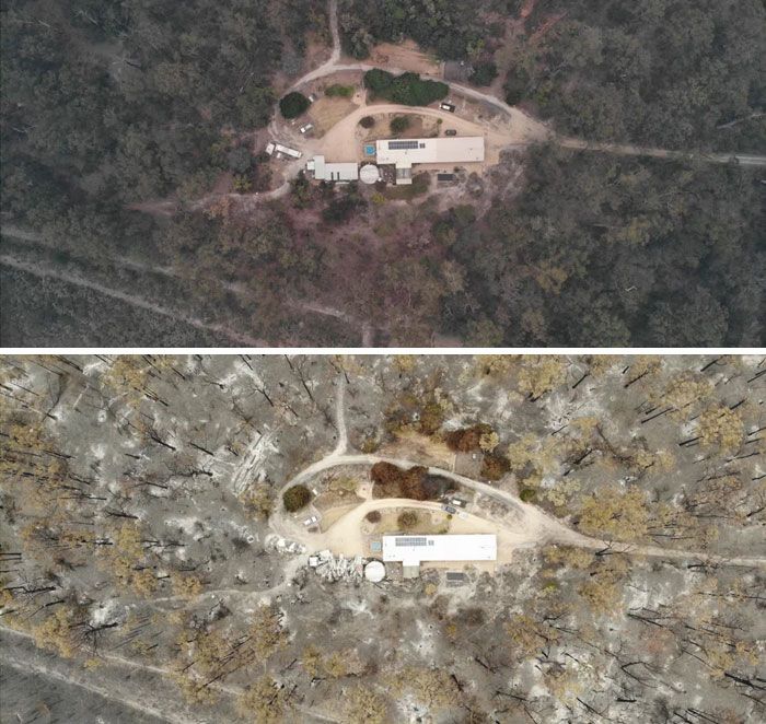 21 Antes e depois, fotos da Austrália mostram quanto dano os incêndios já causaram 5