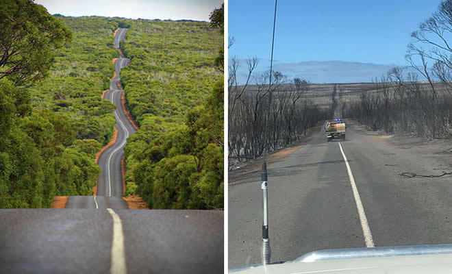 21 Antes e depois, fotos da Austrália mostram quanto dano os incêndios já causaram 133