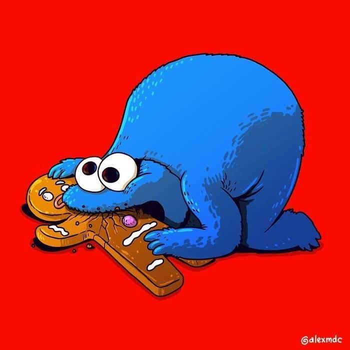 Artista arruína 29 personagens populares 10