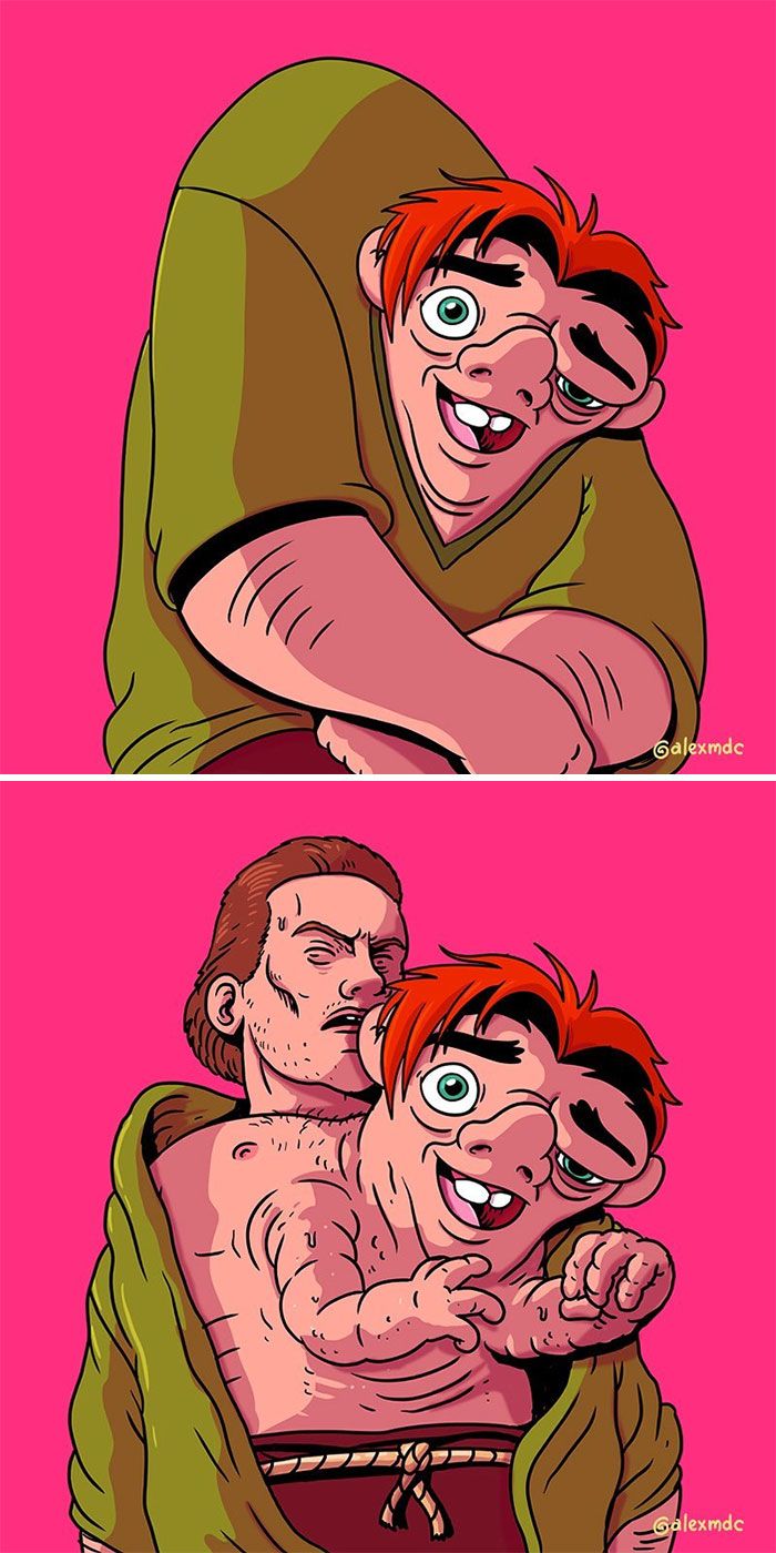 Artista arruína 29 personagens populares 16