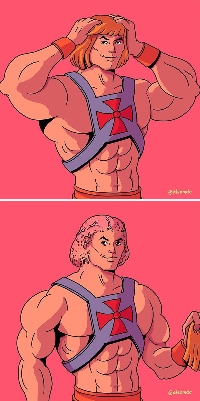 Artista arruína 29 personagens populares 21