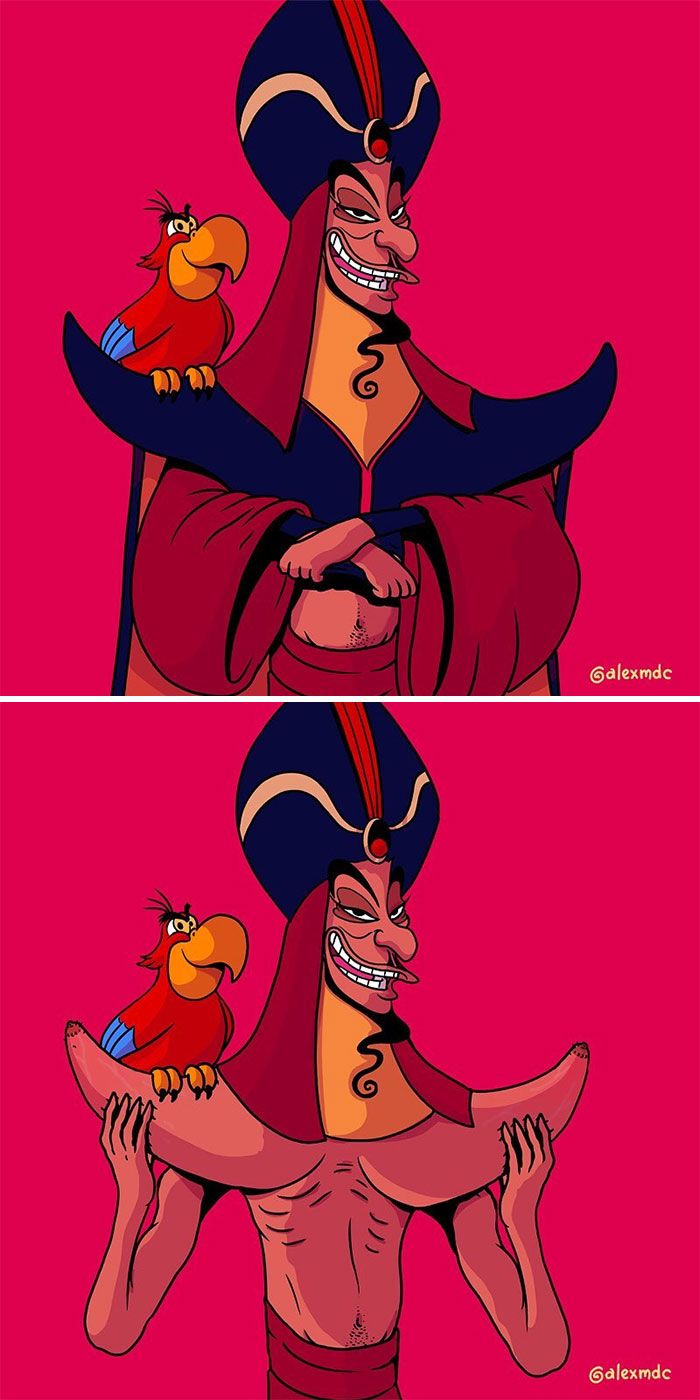 Artista arruína 29 personagens populares 22