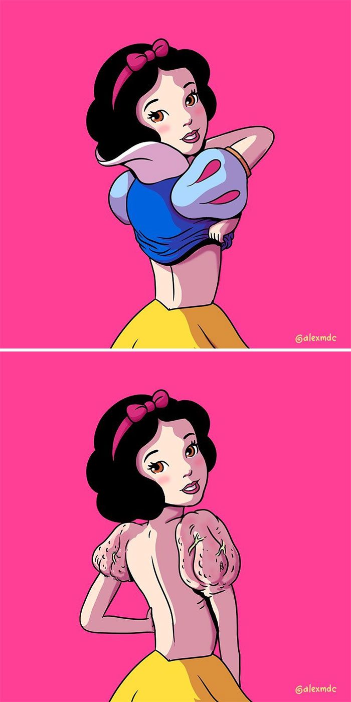 Artista arruína 29 personagens populares 23