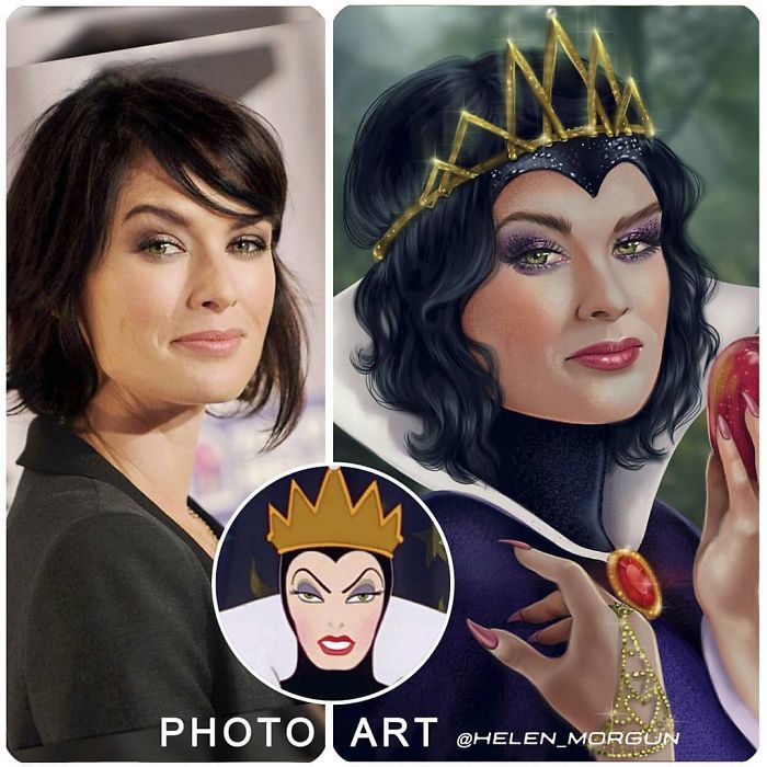 Artista imagina celebridades como personagens da Disney (32 fotos) 6