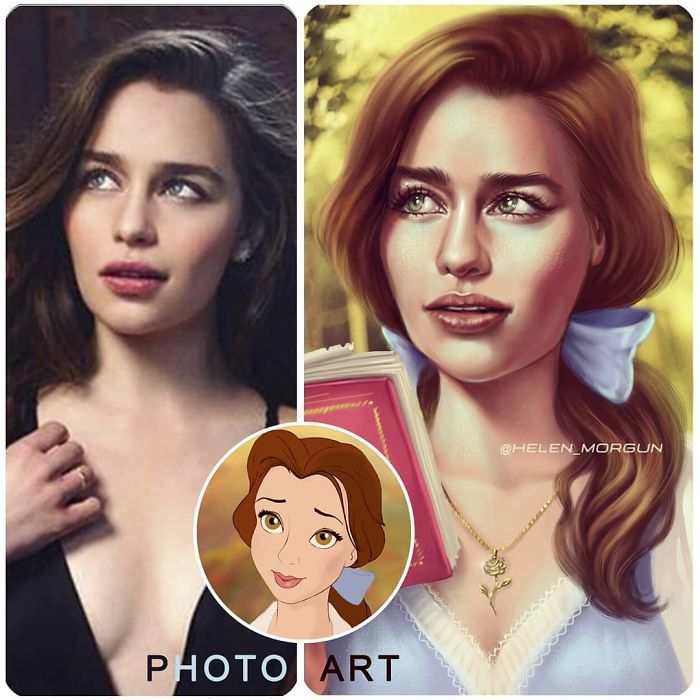 Artista imagina celebridades como personagens da Disney (32 fotos) 14