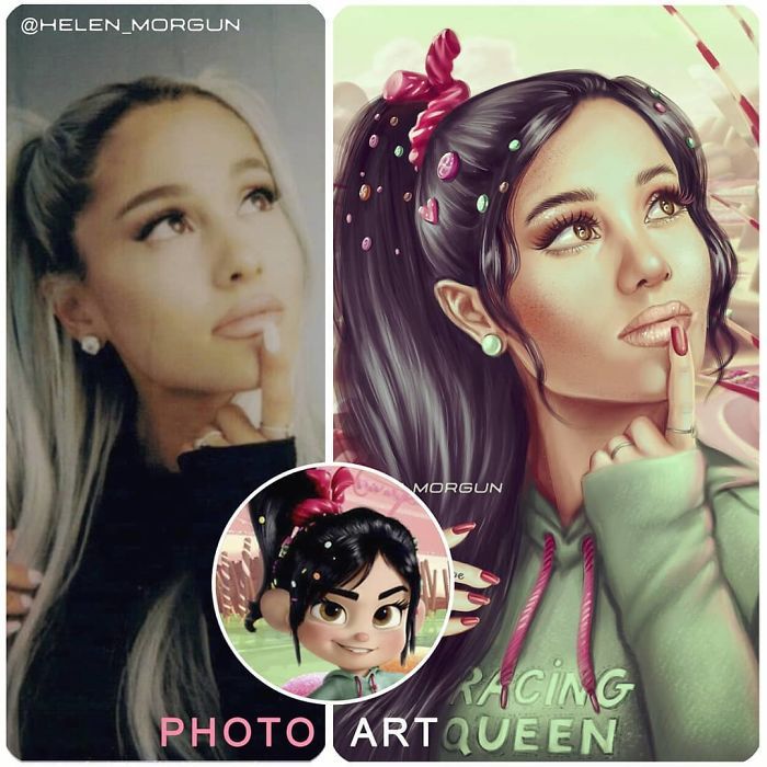 Artista imagina celebridades como personagens da Disney (32 fotos) 23