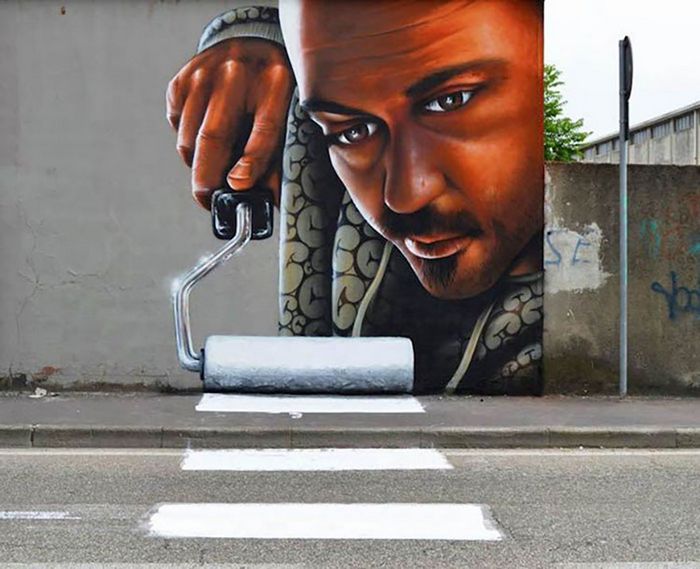 30 fotos de arte de rua em 3D que interagem com seus arredores 10