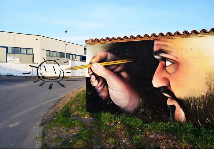 30 fotos de arte de rua em 3D que interagem com seus arredores 26