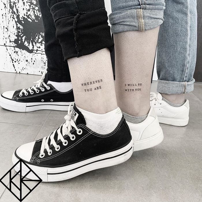 39 ideias lindas para tatuagens para irmãs e melhores amigas 4