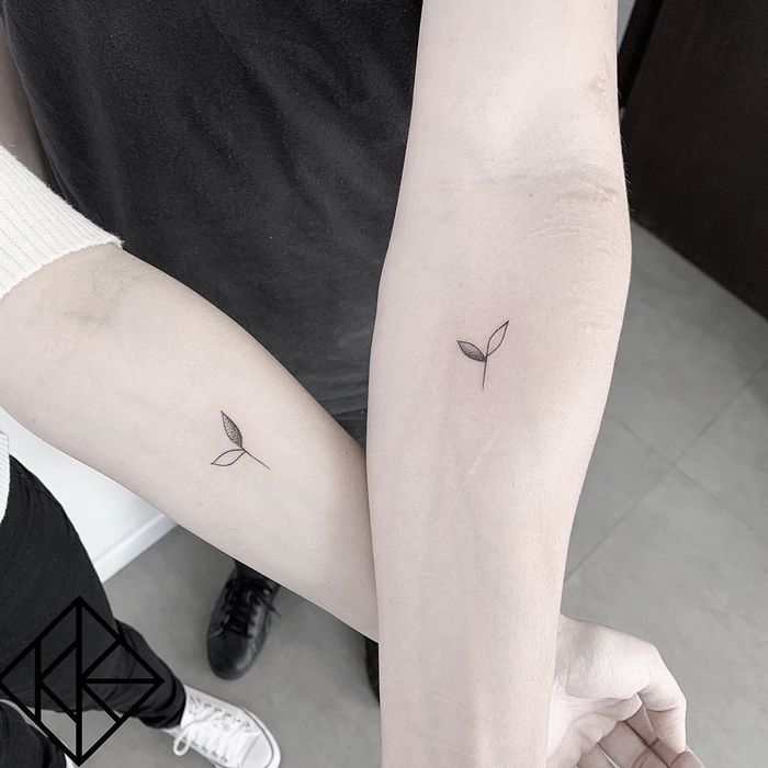 39 ideias lindas para tatuagens para irmãs e melhores amigas 6