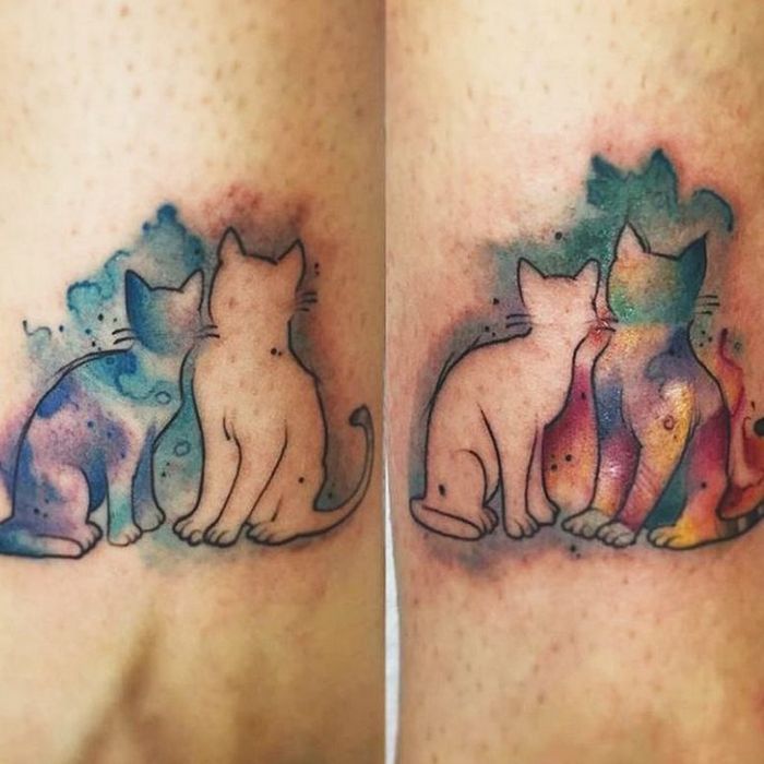 39 ideias lindas para tatuagens para irmãs e melhores amigas 26