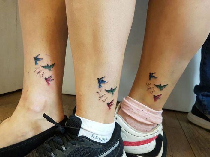 39 ideias lindas para tatuagens para irmãs e melhores amigas 38