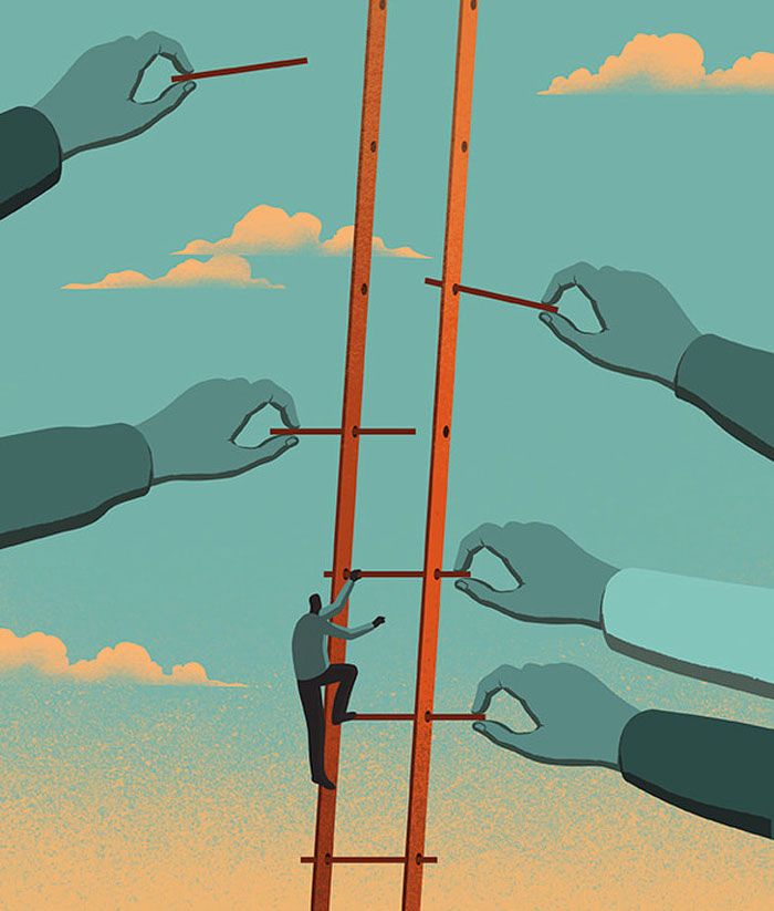 30 ilustrações digitais instigantes que expõem as falhas de nossa sociedade moderna 17