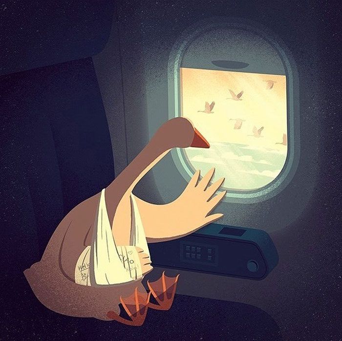 30 ilustrações digitais instigantes que expõem as falhas de nossa sociedade moderna 18