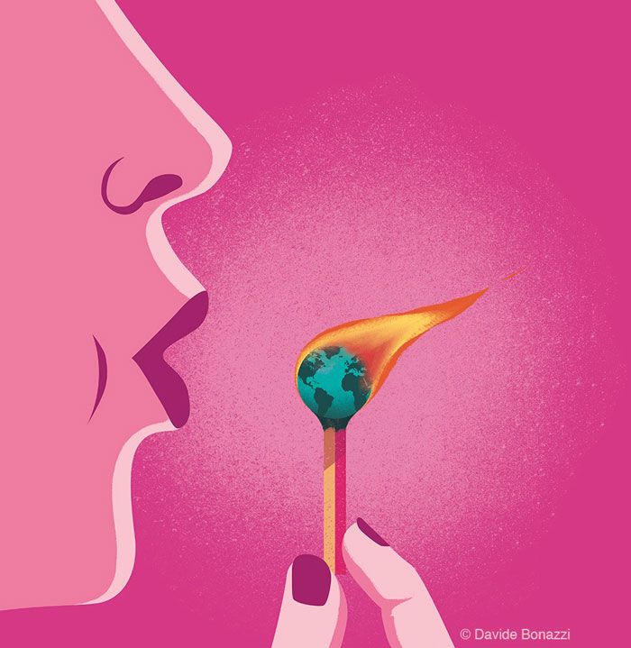 30 ilustrações digitais instigantes que expõem as falhas de nossa sociedade moderna 24